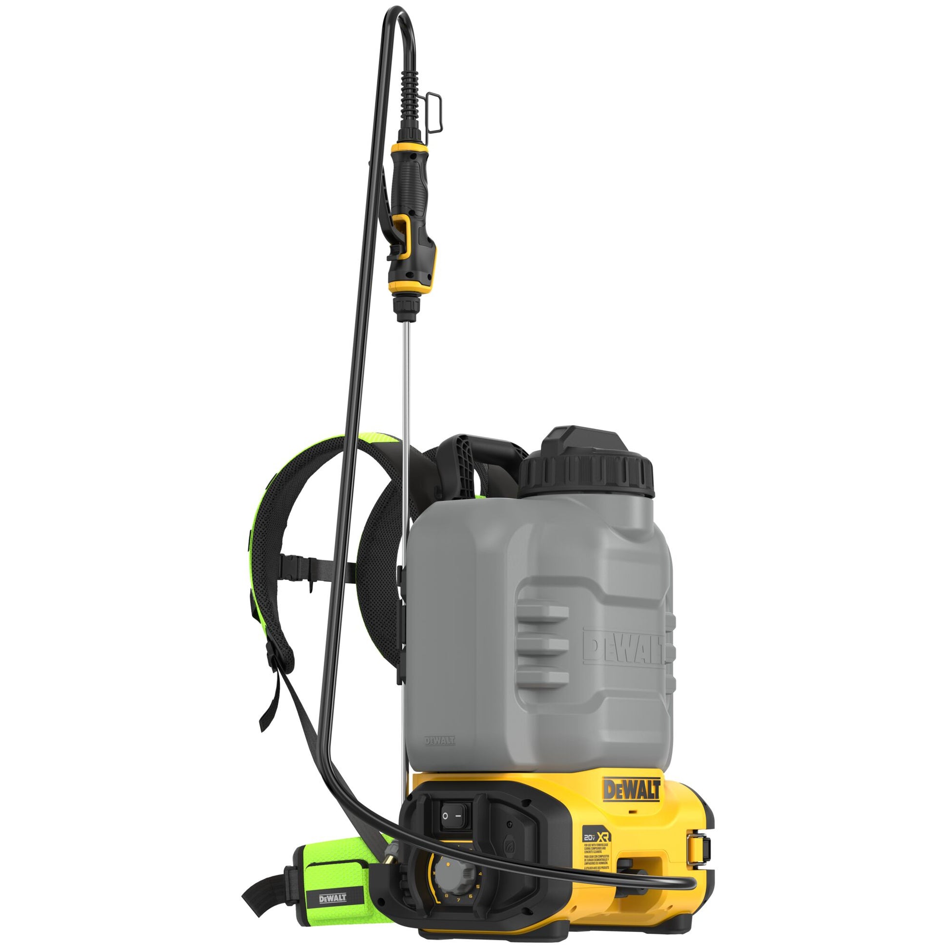 DEWALT DCCS1100B 20V MAX XR Concrete Chemical Sprayer Side View