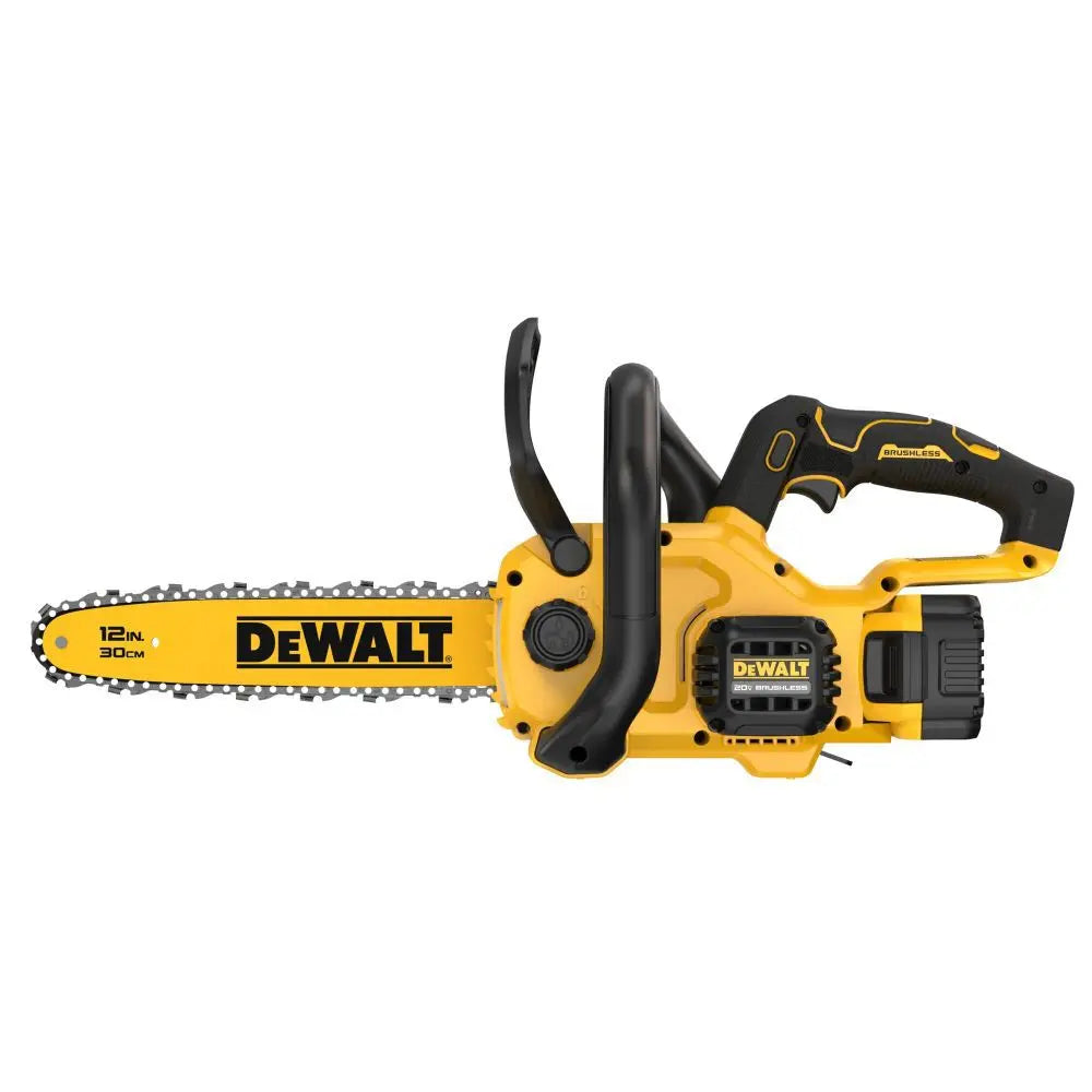 DCCS621P1 - DEWALT 20V MAX Compact 12 Inch Brushless Cordless Chainsaw Kit - Wise Line Tools