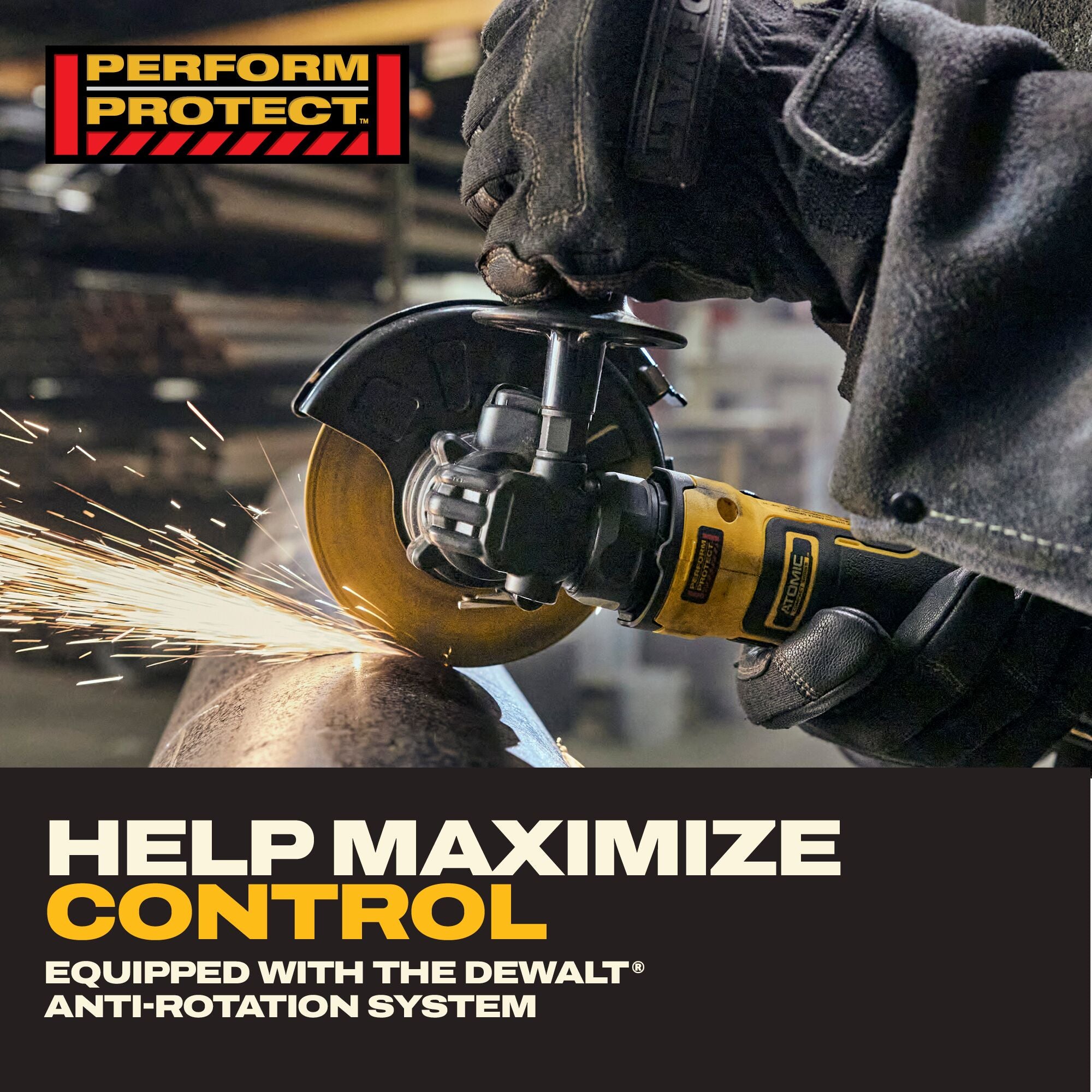 DEWALT DCG400B – ATOMIC™ 20V MAX* 4" Angle Grinder (Tool Only)