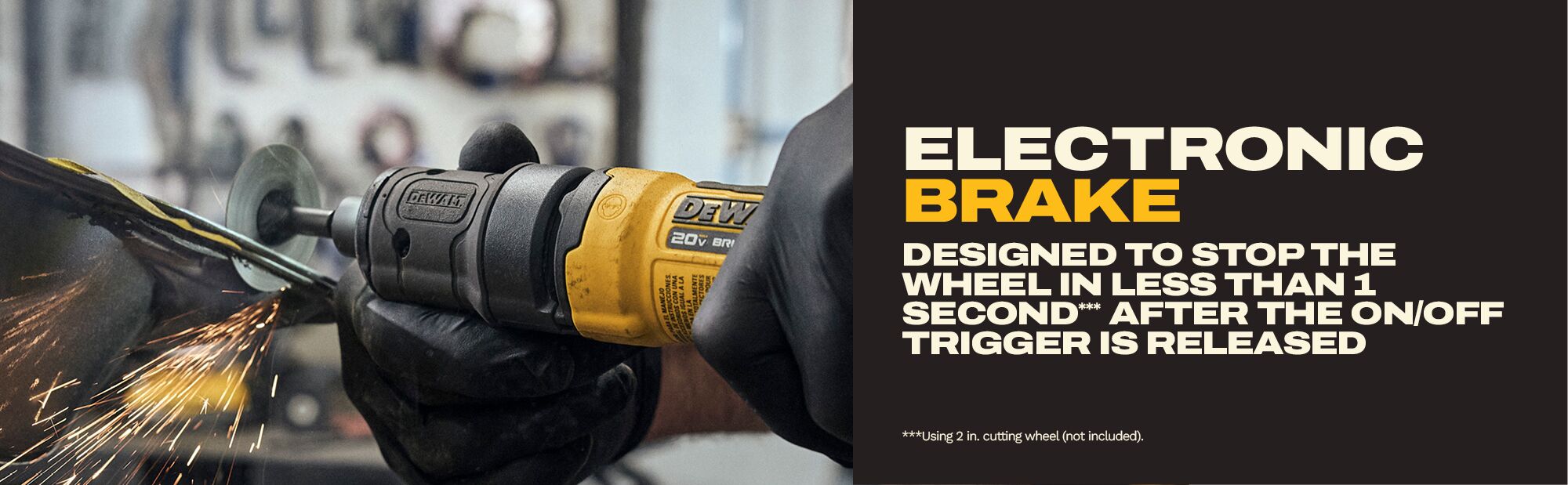 DEWALT DCG420B – ATOMIC™ 20V MAX*Die Grinder (Tool Only)