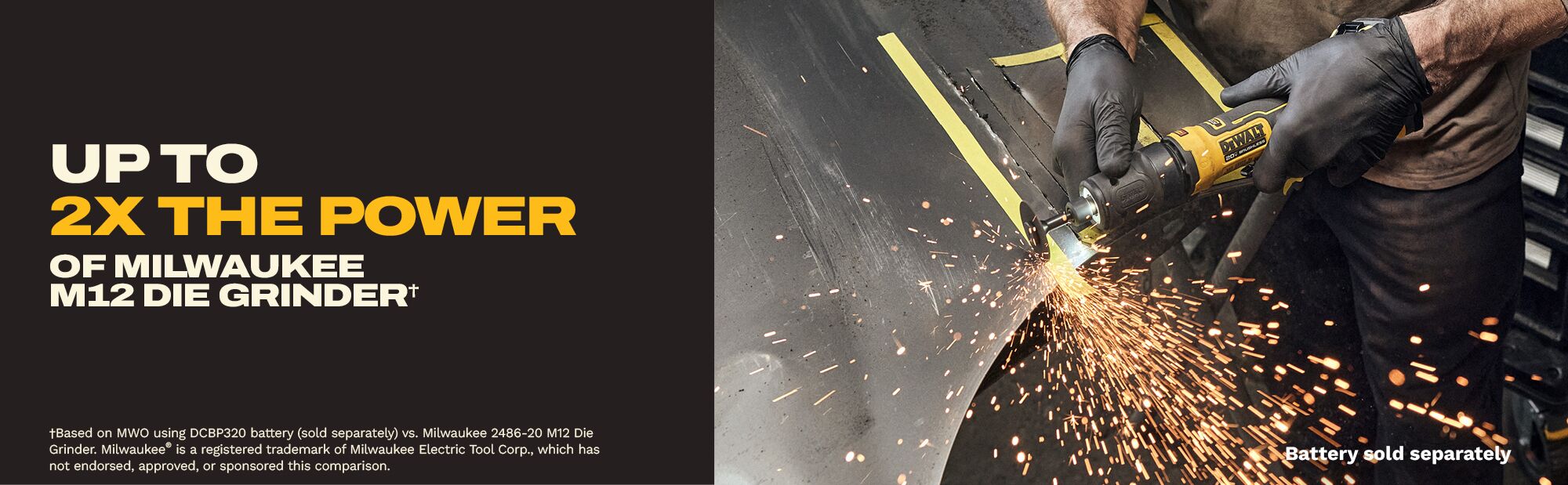 DEWALT DCG420B – ATOMIC™ 20V MAX*Die Grinder (Tool Only)