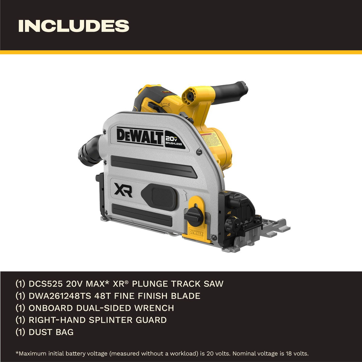 DEWALT DCS525B what's included