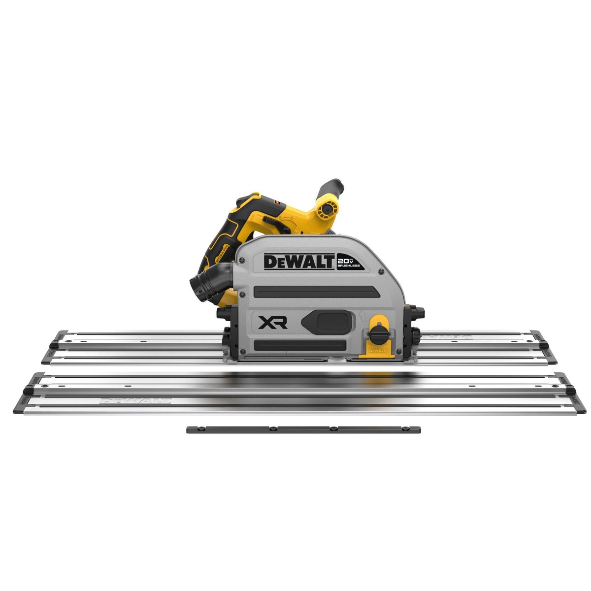 DEWALT DCS525ST front view with tracks on white