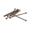 FITSFAST 592037  - DECK SCREWS #8X3", JAR 300, BROWN