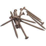 DECK SCREWS 584964-  #8×3”,PAIL 1500, BROWN - Wise Line Tools