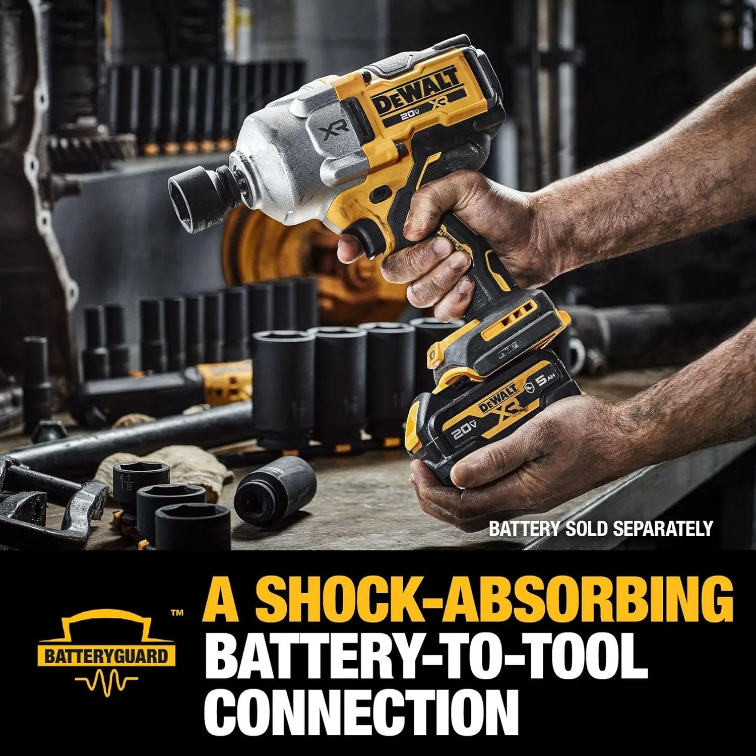DEWALT 20V 1/2" High Torque Impact Wrench (DCF961B)