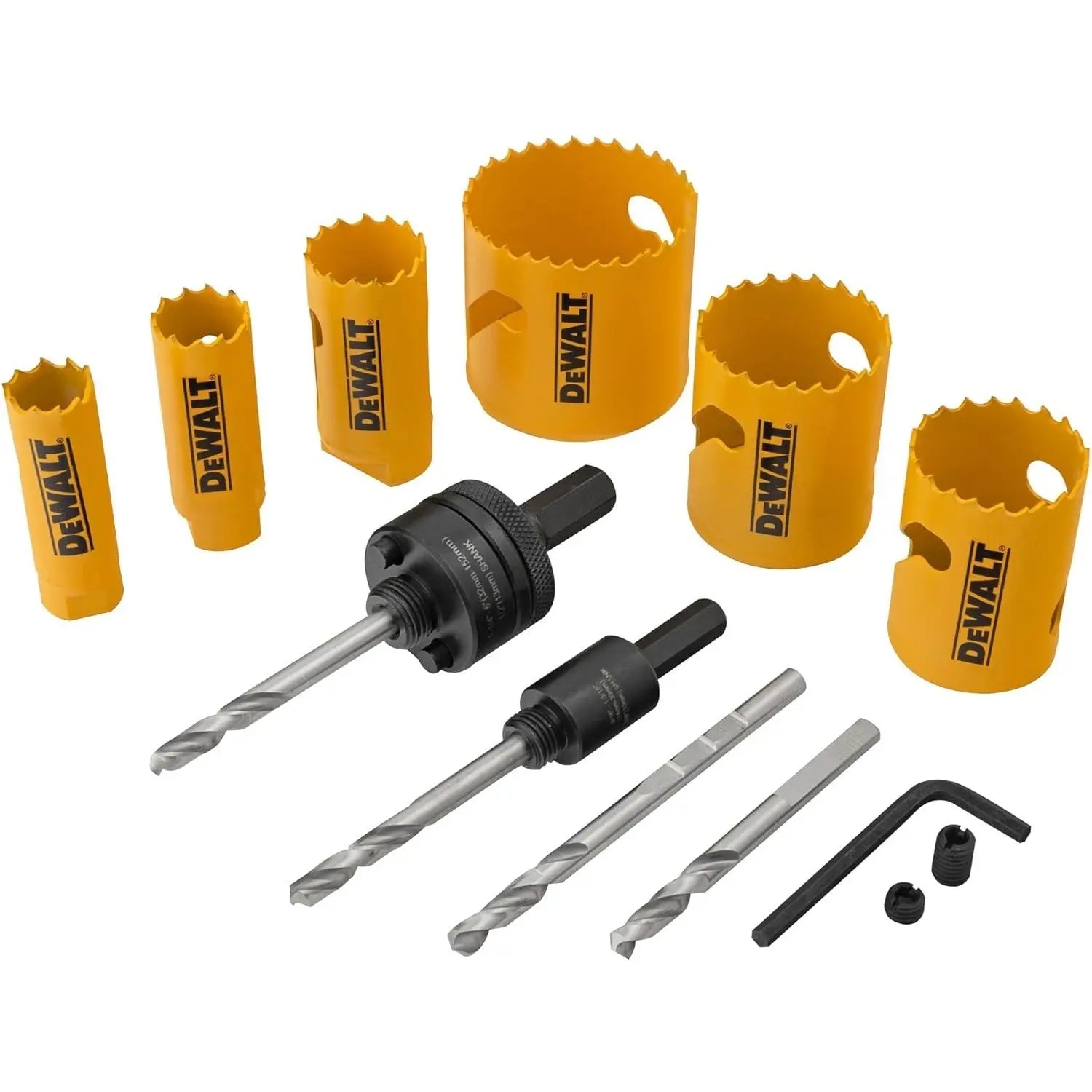 DEWALT D180002-Hole Saw Kit, Standard Electrician'S Set, Bi-Metal