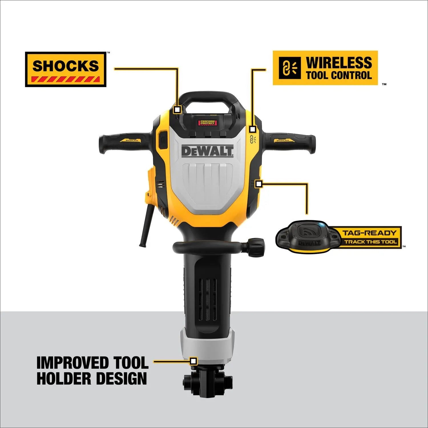DEWALT D25966K-SDS MAX Corded Brushless 1-1/8 in Rotary Hammer Drill Kit - Wise Line Tools