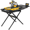 DEWALT D36000S-Wet Tile Saw with Stand, High Capacity, 10 in.