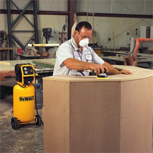 DEWALT D55168-225 Psi 15 Gallon 120-Volt Electric Wheeled Portable Workshop Compressor - Wise Line Tools