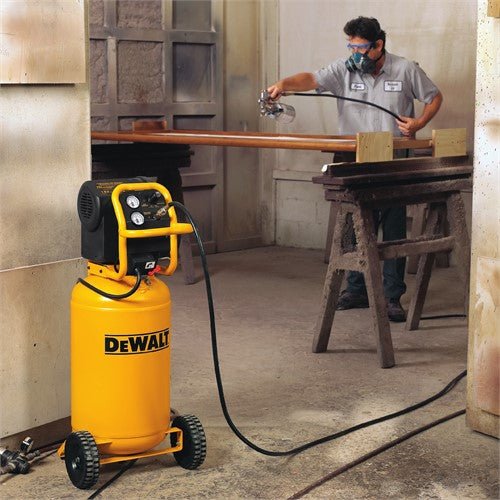 DEWALT D55168-225 Psi 15 Gallon 120-Volt Electric Wheeled Portable Workshop Compressor - Wise Line Tools