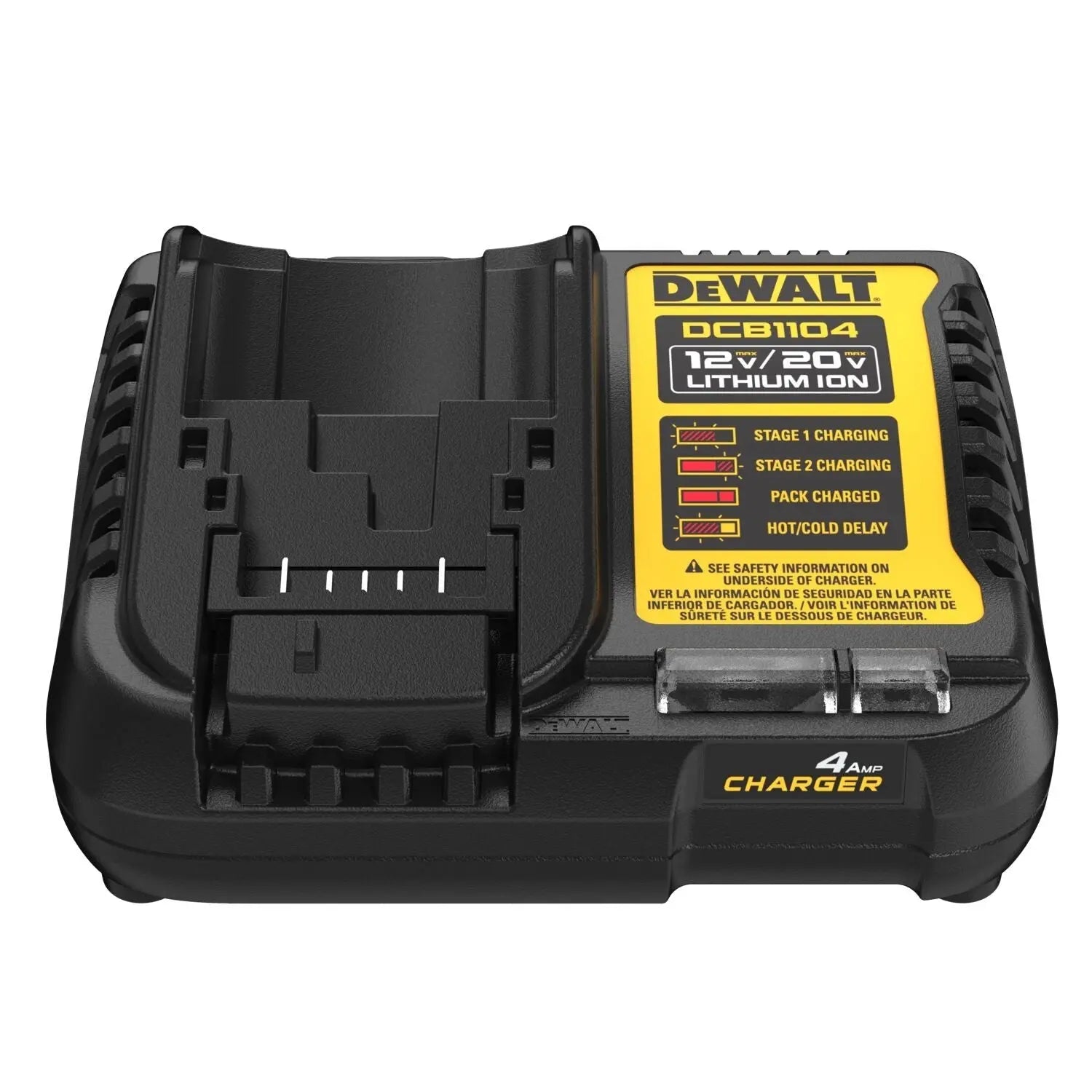 DEWALT DCB1104-12V MAX*/20V MAX** 4 Amp Charger - Wise Line Tools