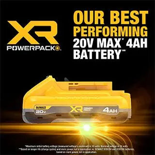 DEWALT DCB2104 – DEWALT 20V MAX* XR POWERPACK™ 4Ah Battery DEWALT