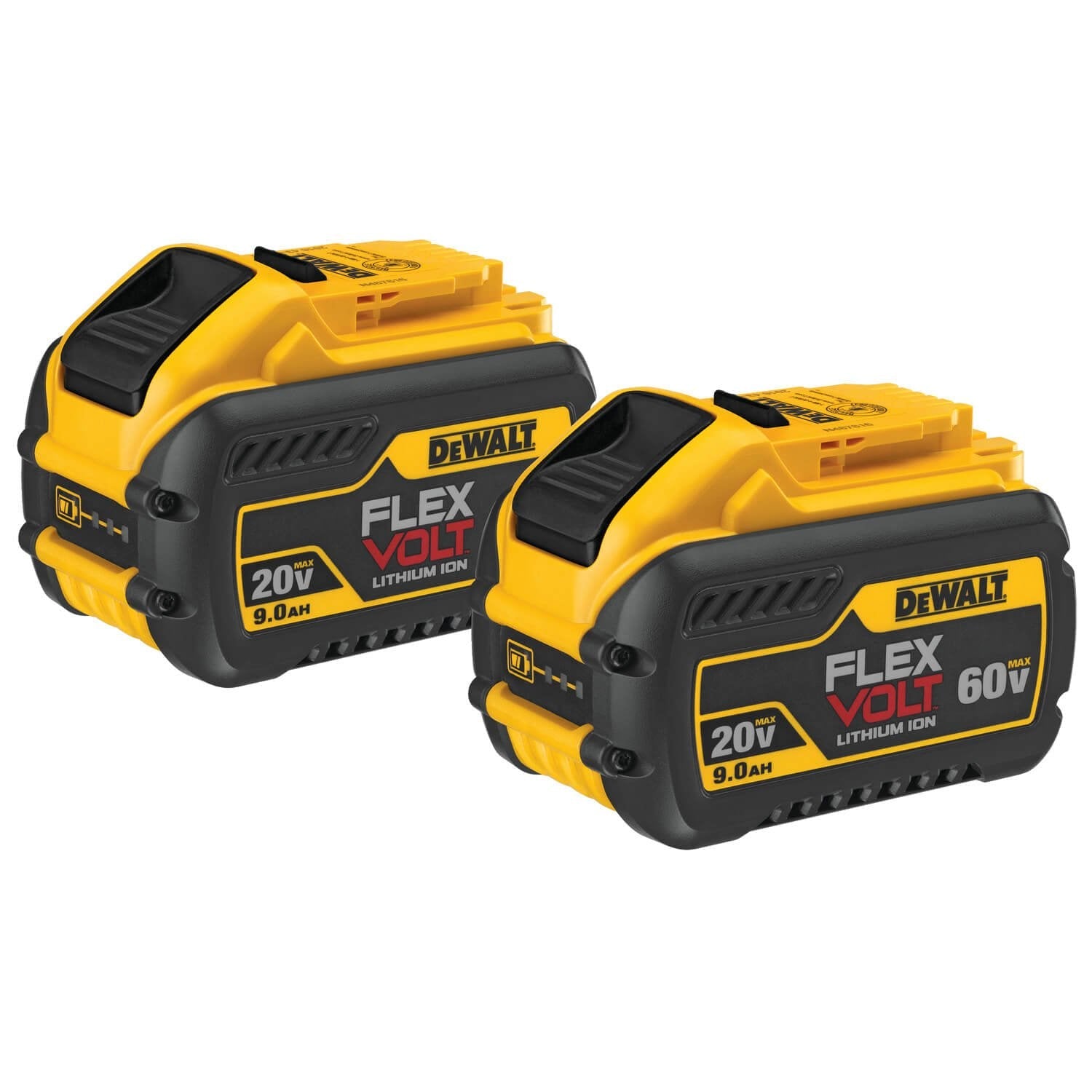 DEWALT DCB609-2-FLEXVOLT 20V/60V MAX* Batteries, 9.0-Ah, 2-Pack - Wise Line Tools