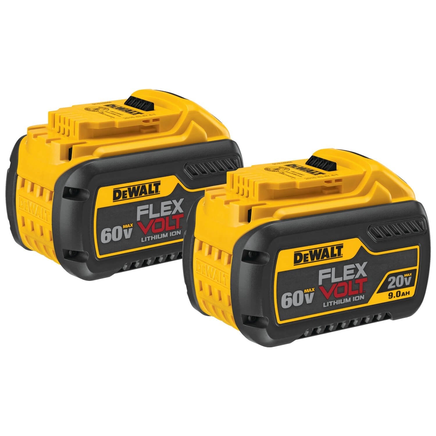 DEWALT DCB609-2-FLEXVOLT 20V/60V MAX* Batteries, 9.0-Ah, 2-Pack - Wise Line Tools