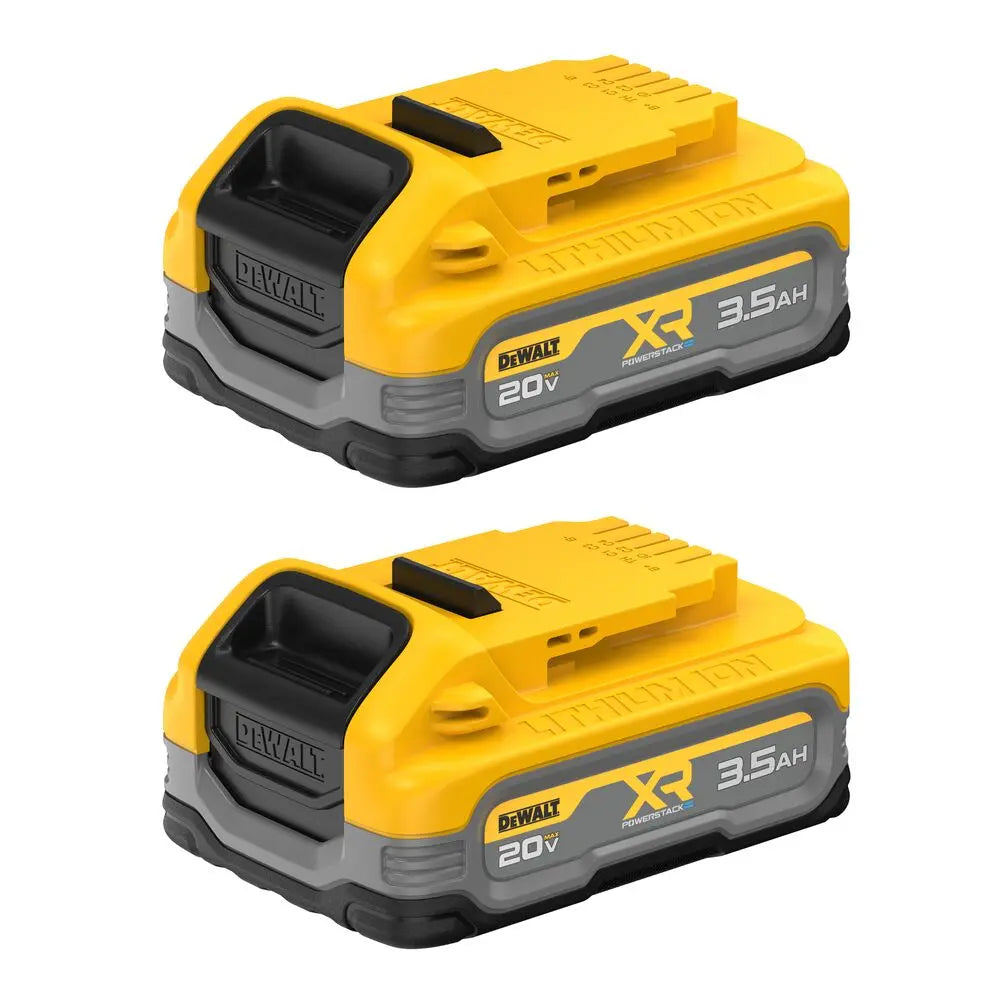 DEWALT DCBP320-2 20V MAX* XR® POWERSTACK™ 3.5Ah Battery (2 Pk) - Wise ...