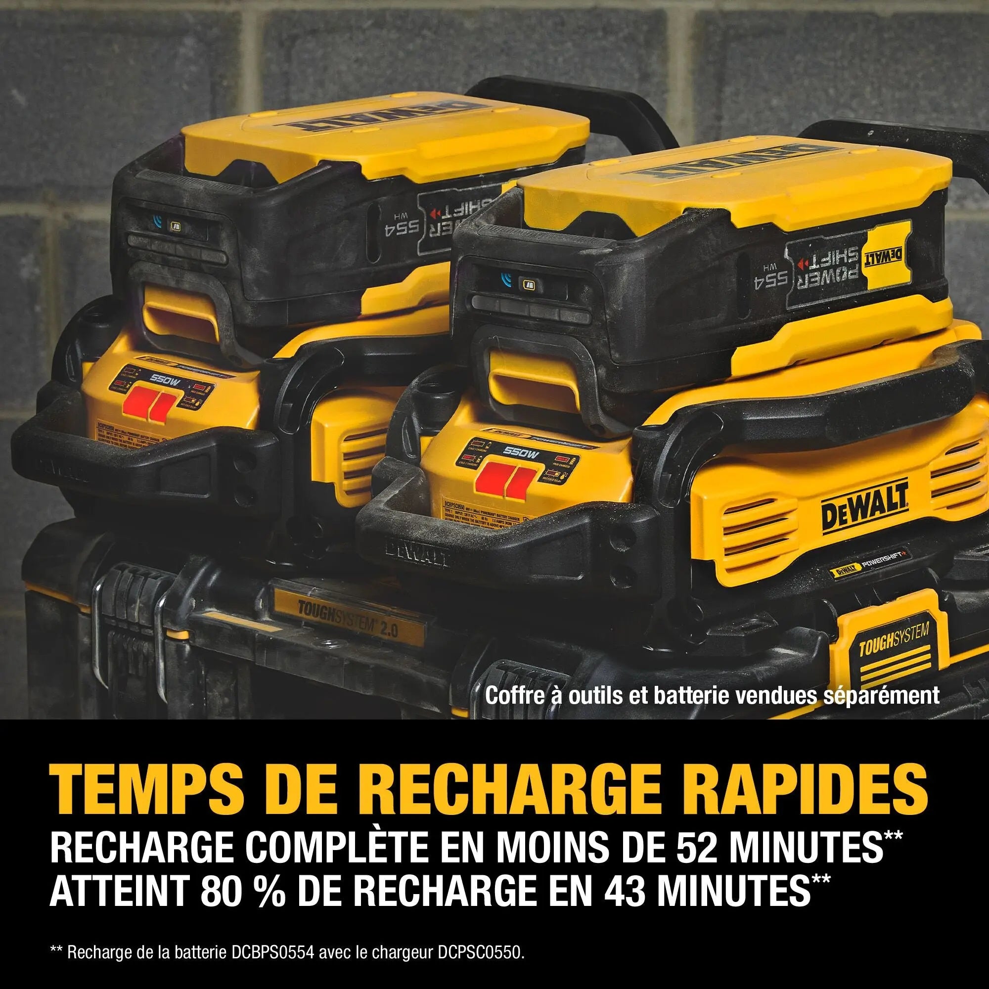 DEWALT DCBPSC0550 - POWERSHIFT  550W Charger - Wise Line Tools