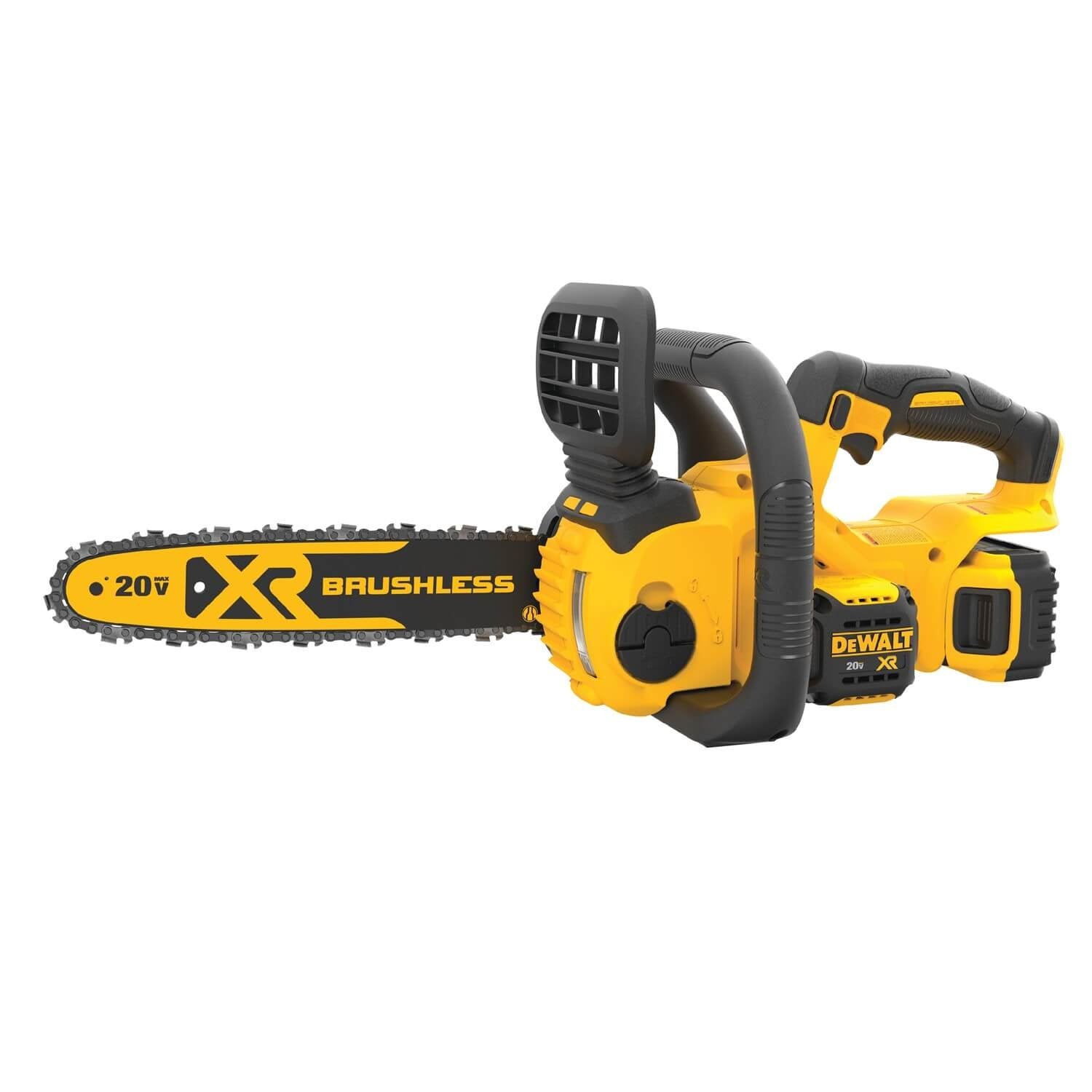 DEWALT DCCS620P1-20V MAX* XR Cordless Chainsaw Kit, 5-Ah Battery, 12-Inch - Wise Line Tools