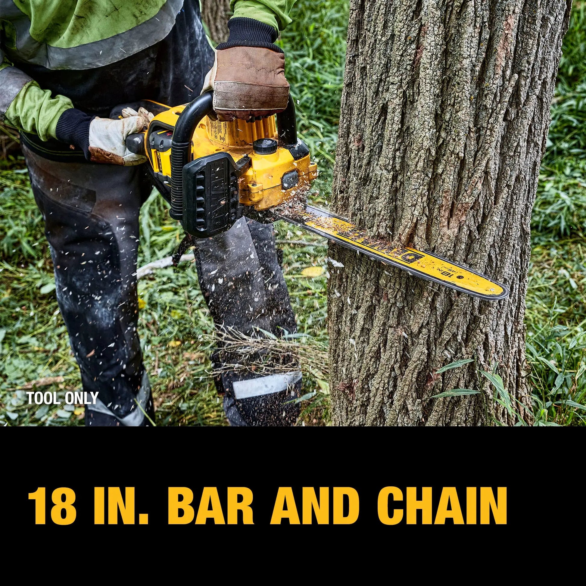 DEWALT DCCS672B-60V MAX* Brushless Cordless 18 in. Chainsaw (Tool Only) - Wise Line Tools
