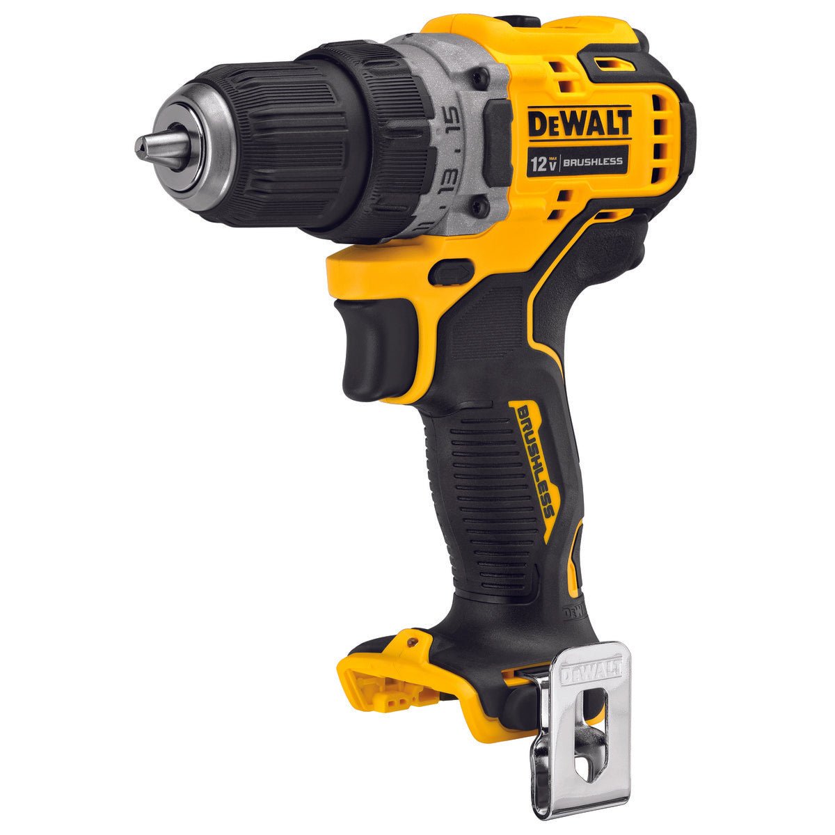 DEWALT DCD701B-12V MAX* XTREME Cordless Brushless 3/8 in Drill Driver - Wise Line Tools