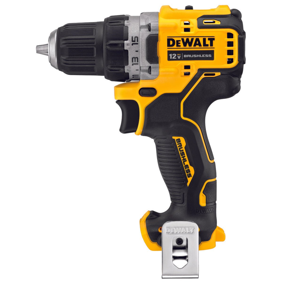 DEWALT DCD701B-12V MAX* XTREME Cordless Brushless 3/8 in Drill Driver - Wise Line Tools