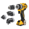 KIT PERCEUSE-VISSEUSEUSE 5-EN-1 SANS FIL 12 V MAX* DEWALT DCD703F1 XTREME™