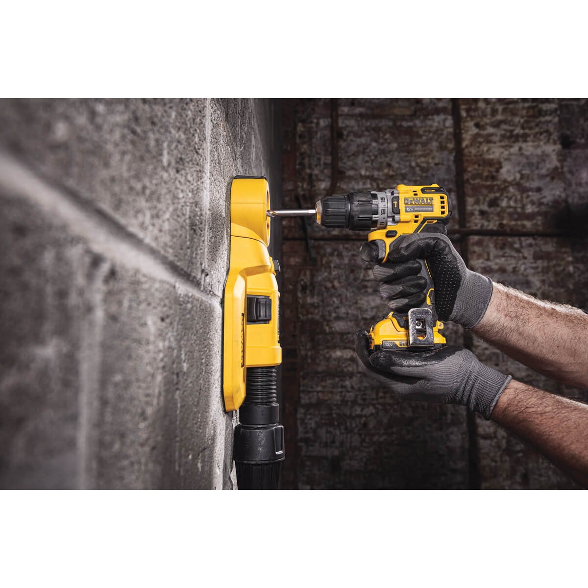 DEWALT DCD706F2-Kit Taladro Precutor 3/8ˮ Xtreme 12V S - Wise Line Tools