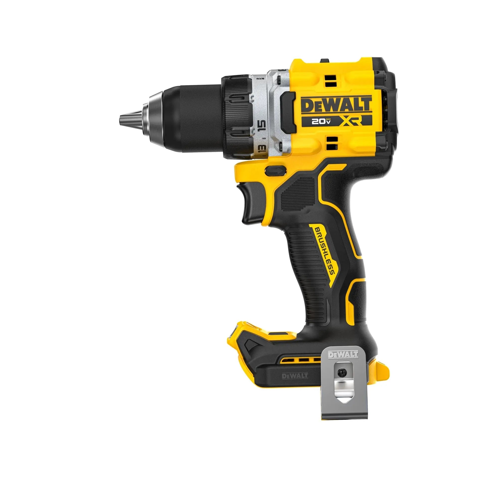 DEWALT DCD801B – DEWALT 20V MAX* XR® Brushless Cordless 1/2 in. Drill/Driver (Tool Only) DEWALT