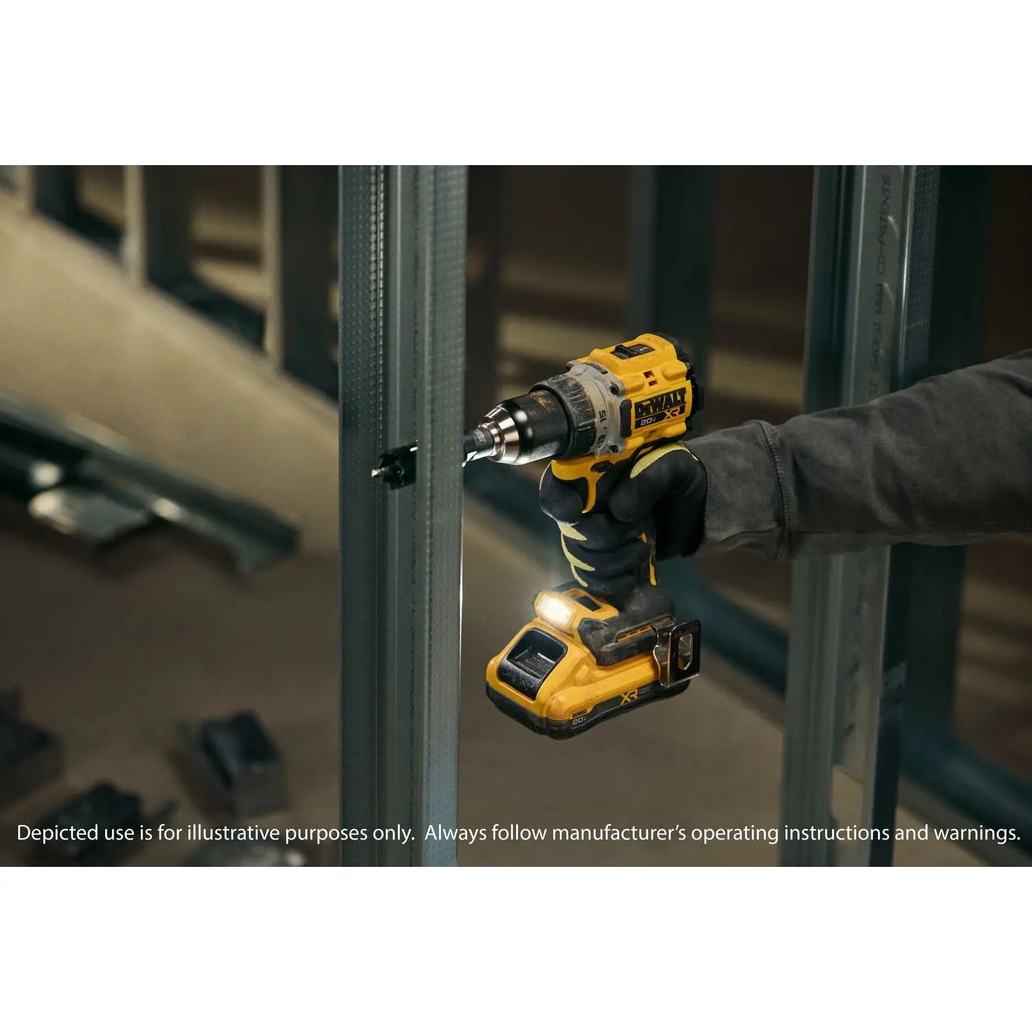 DEWALT DCD801QQ2 - 20V MAX XR Brushless 1/2" Drill/Driver With Anti-Rotation Kit DEWALT