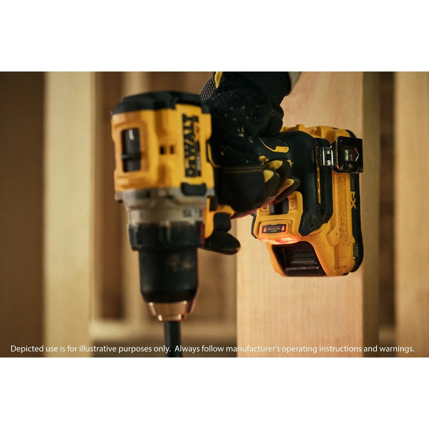 DEWALT DCD801QQ2 - 20V MAX XR Brushless 1/2" Drill/Driver With Anti-Rotation Kit DEWALT