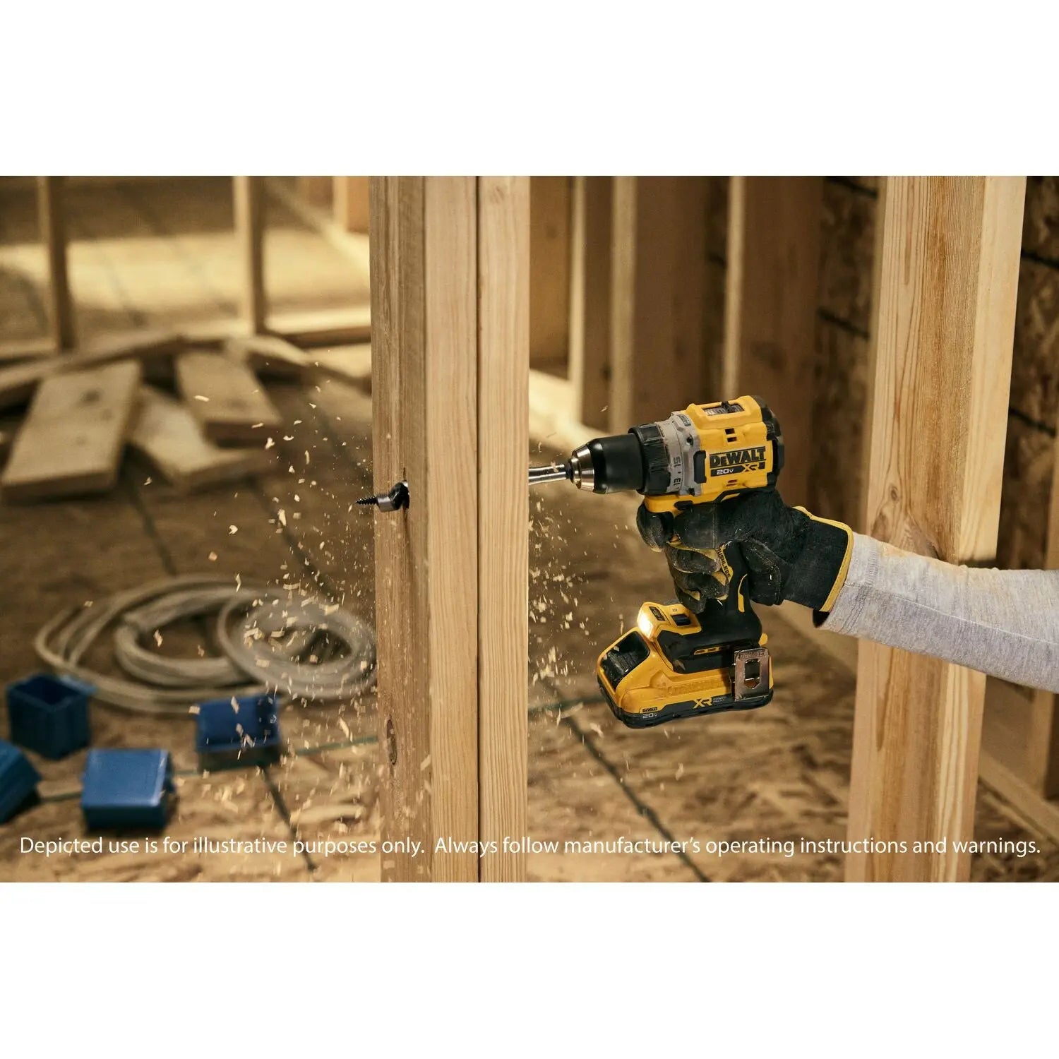 DEWALT DCD801QQ2 - 20V MAX XR Brushless 1/2" Drill/Driver With Anti-Rotation Kit DEWALT
