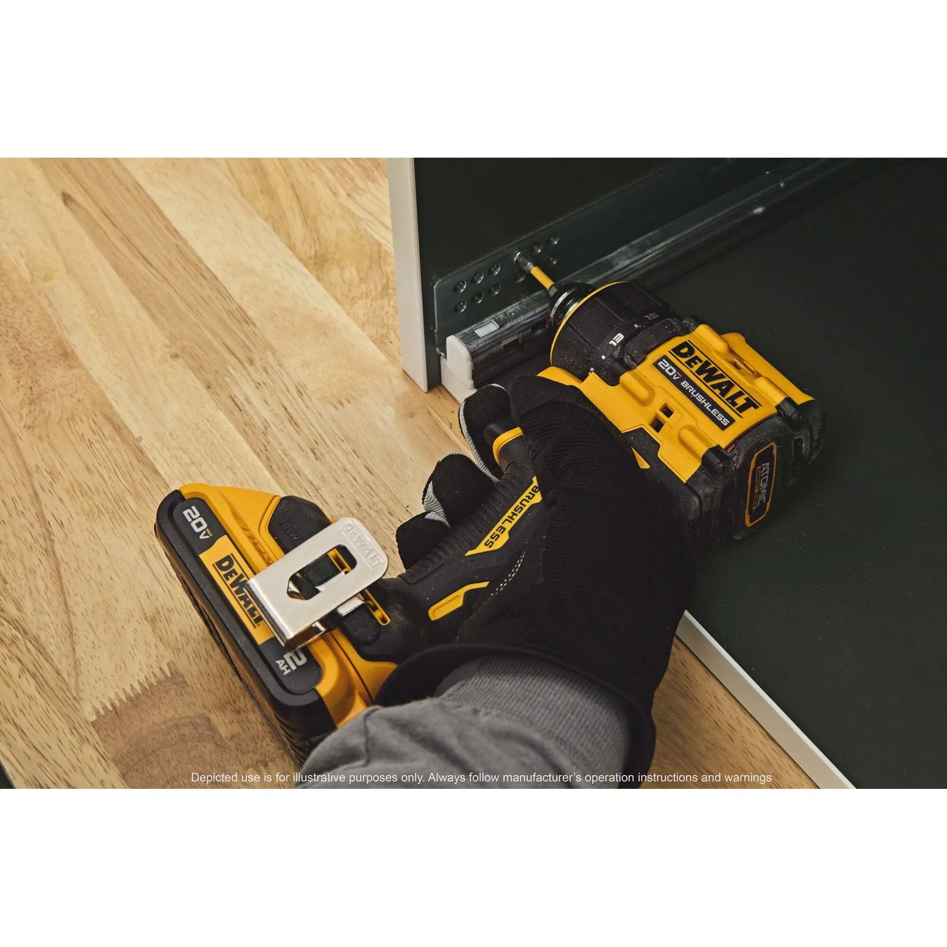 DEWALT DCD803B – DEWALT ATOMIC™ 20V MAX* Brushless Cordless Multi-Head Drill/Driver (Tool Only) DEWALT