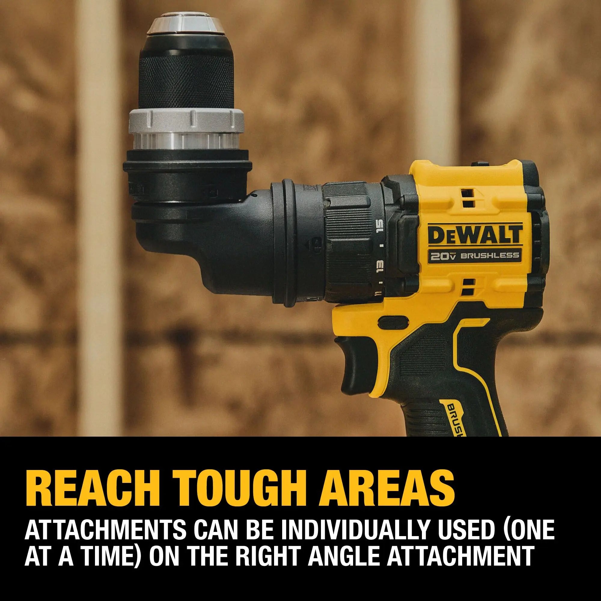 DEWALT DCD803B – DEWALT ATOMIC™ 20V MAX* Brushless Cordless Multi-Head Drill/Driver (Tool Only) DEWALT