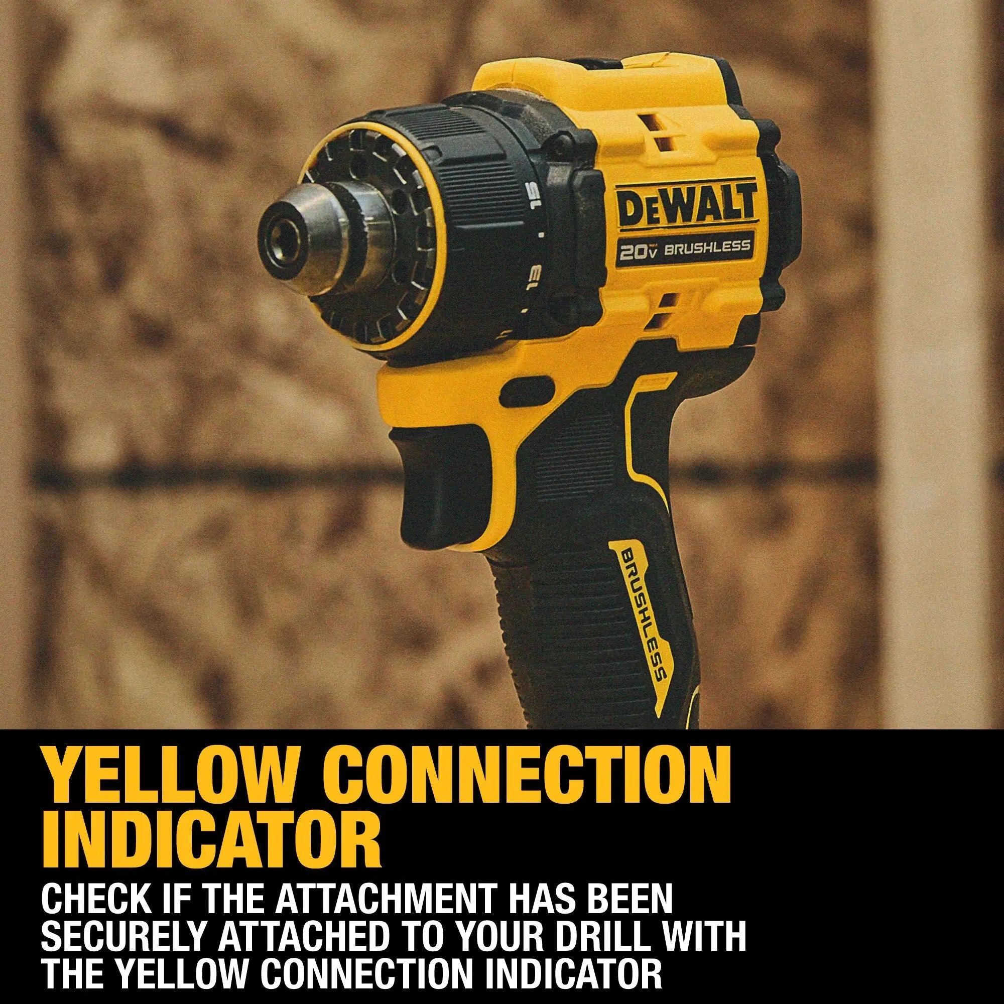 DEWALT DCD803B – DEWALT ATOMIC™ 20V MAX* Brushless Cordless Multi-Head Drill/Driver (Tool Only) DEWALT