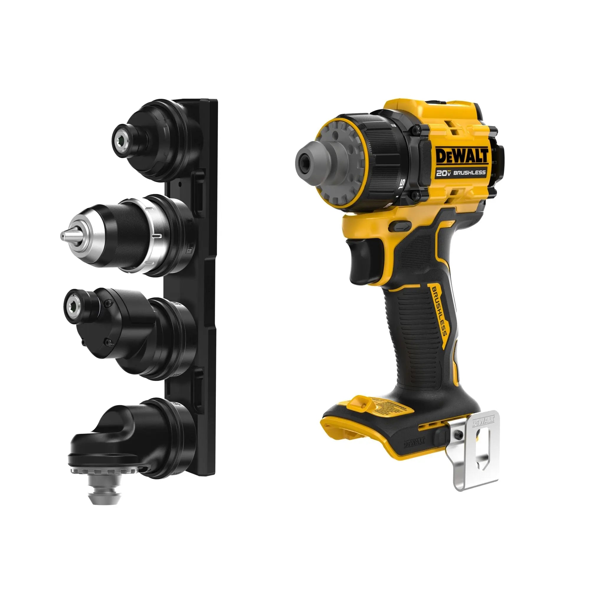 DEWALT DCD803B – DEWALT ATOMIC™ 20V MAX* Brushless Cordless Multi-Head Drill/Driver (Tool Only) DEWALT