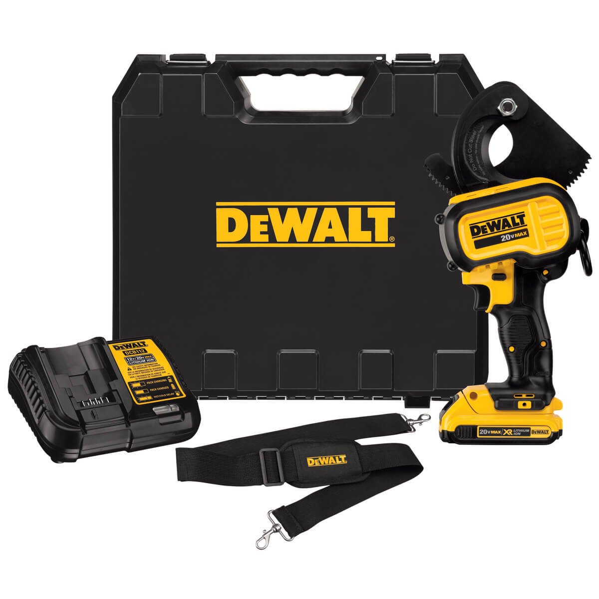 DEWALT DCE150D1-20V Max Cable Cutter, Cordless Kit - Wise Line Tools