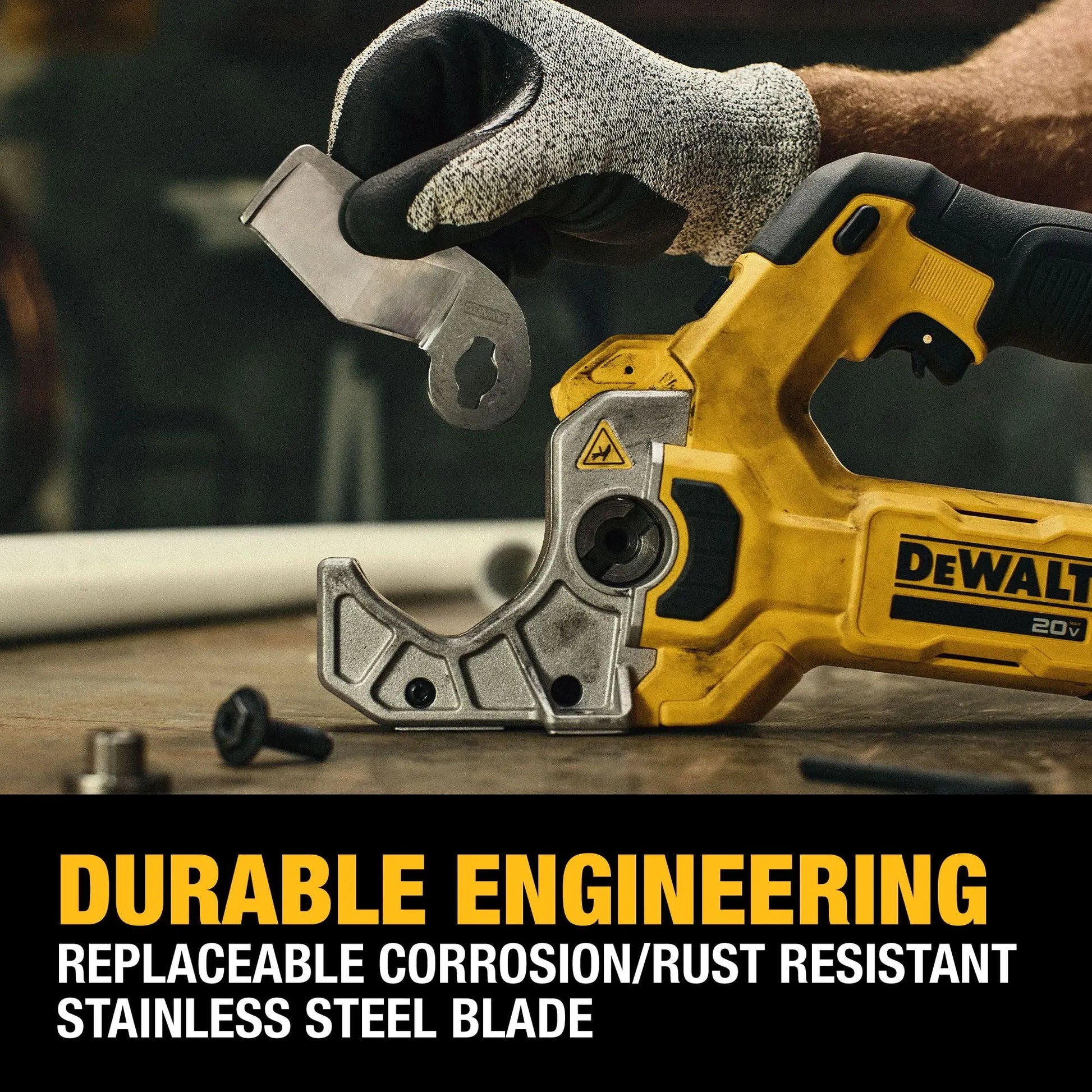 DEWALT DCE180B – DEWALT 20V MAX Plastic Tubing Cutter (Bare) DEWALT
