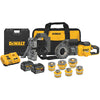 DEWALT DCE700X2K-Flexvolt 60V Max Cordless Pipe Threader Kit With Die Heads