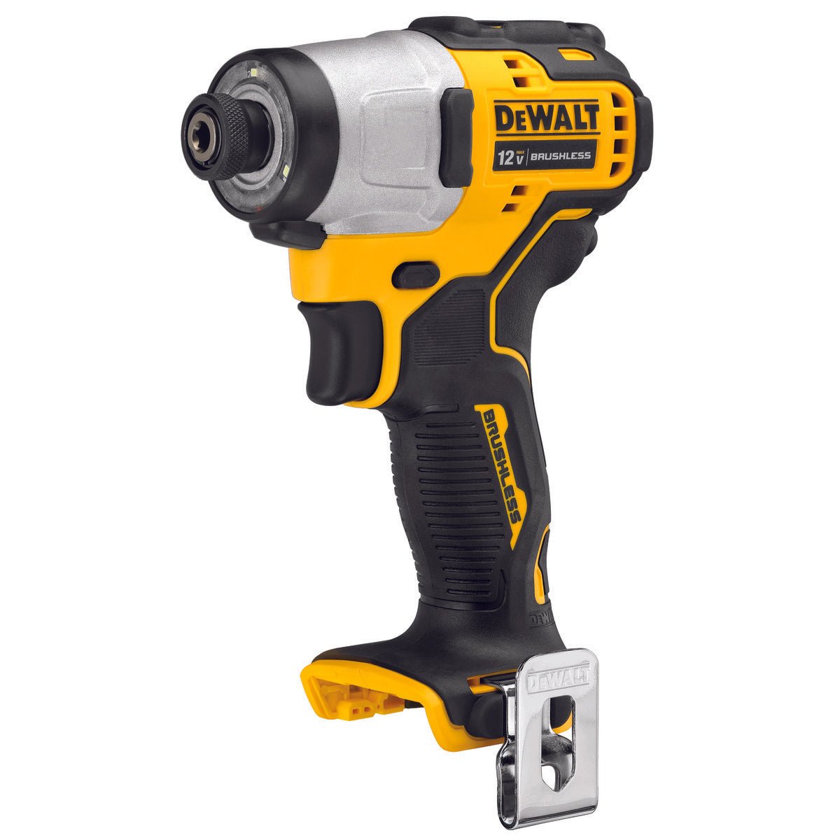 DEWALT DCF801B-12V MAX* XTREME Cordless Brushless 1/4 in Impact Driver Drill - Wise Line Tools
