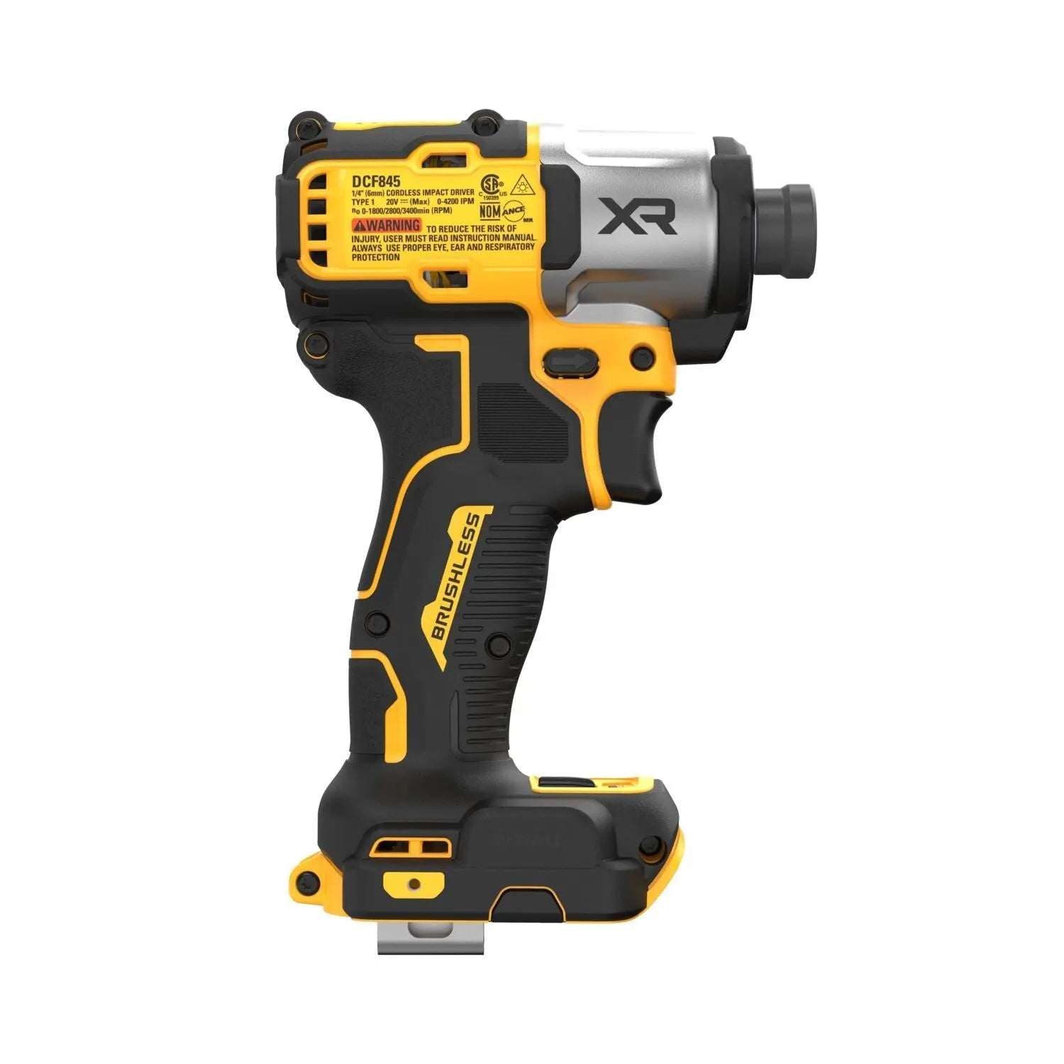 DEWALT DCF845B-20V MAX* XTREME Cordless Brushless 1/4 in Impact Driver Drill - Wise Line Tools