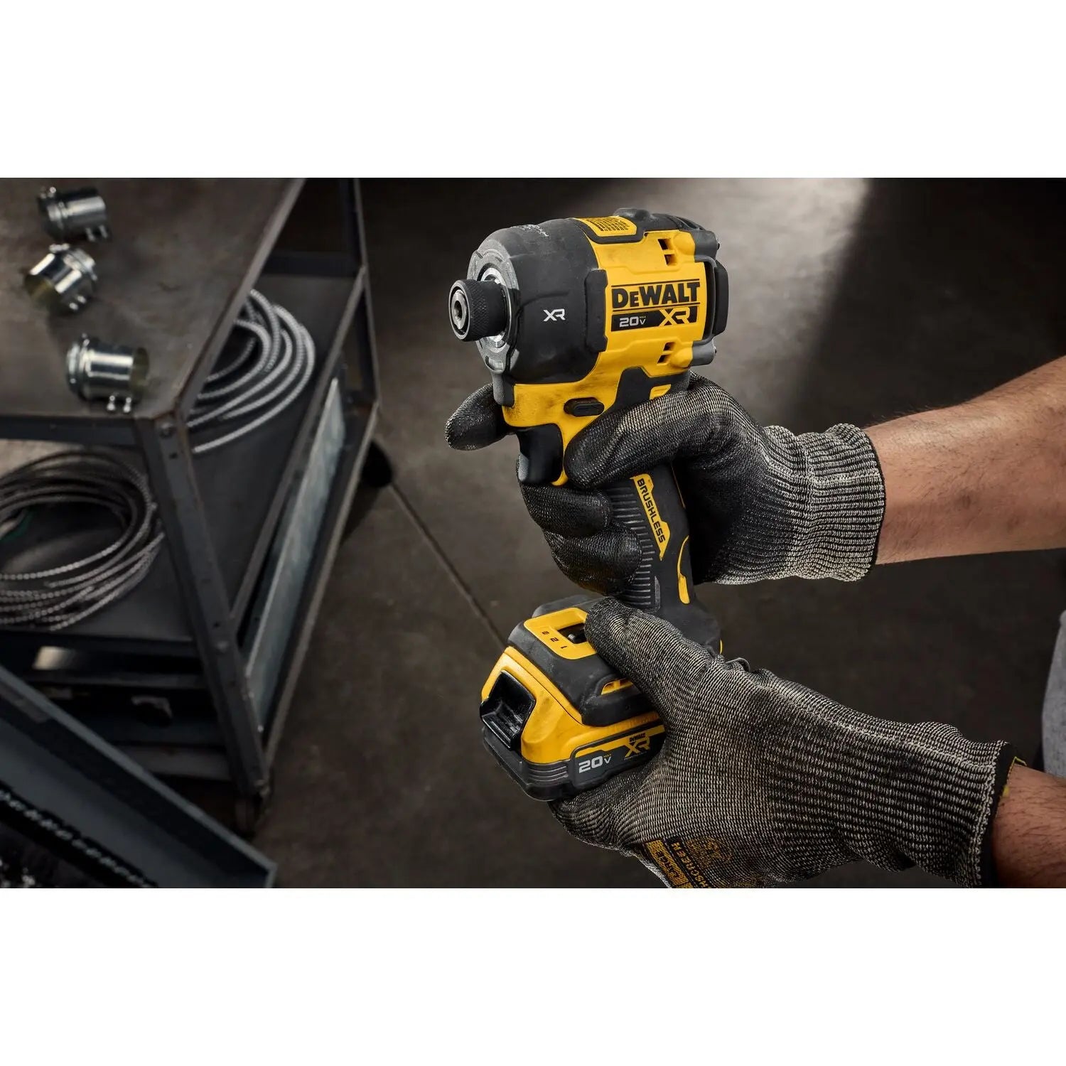 DEWALT DCF870B-20V MAX* XTREME Cordless Brushless 1/4 in Hydraulic Impact Driver Drill - Wise Line Tools