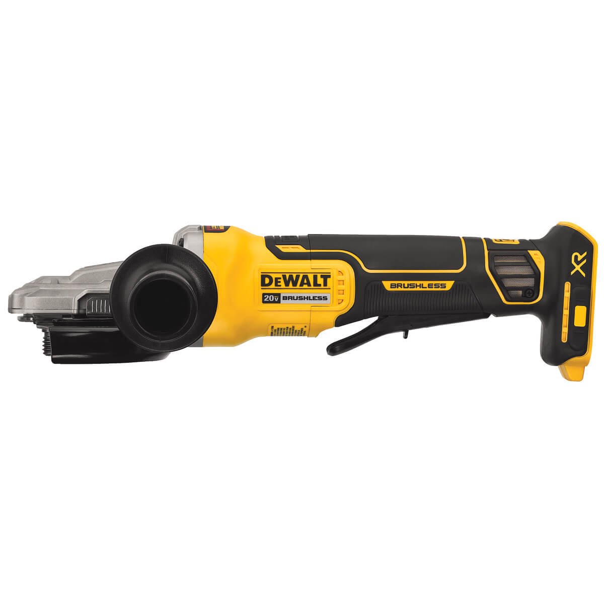 DEWALT DCG413FB-20V Max* Xr Angle Grinder With Brake, 5-Inch, Flathead Paddle Switch, Tool Only - Wise Line Tools