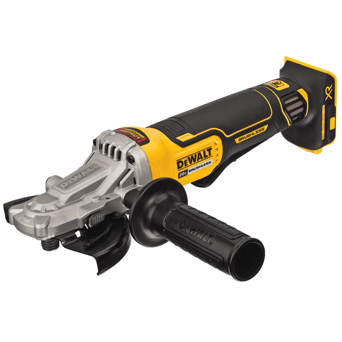 DEWALT DCG413FB-20V Max* Xr Angle Grinder With Brake, 5-Inch, Flathead Paddle Switch, Tool Only - Wise Line Tools