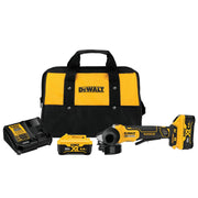 DEWALT DCG413R2-20V MAX* XR Angle Grinder Tool Kit, 4-1/2-Inch, Paddle Switch with Kickback Brake - Wise Line Tools