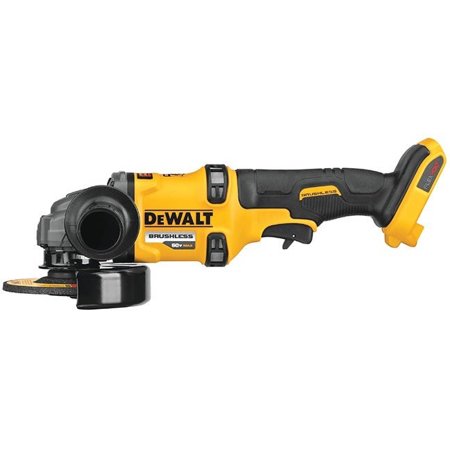 DEWALT DCG418B-60V MAX* Brushless Cordless 4-1/2 in. - 6 in. Grinder with KICKBACK BREAK (Tool Only) - Wise Line Tools