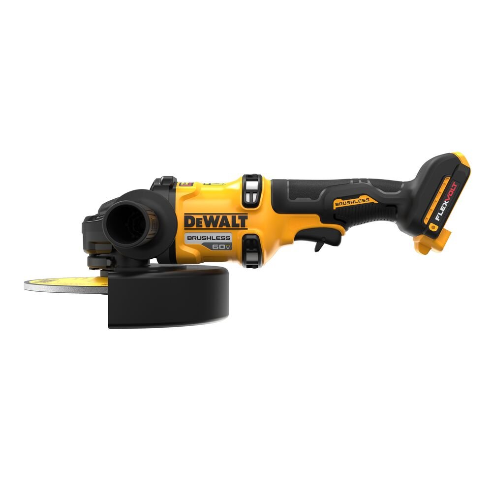 DEWALT DCG440B-60V Max 7 In. Brushless Cordless Grinder With Kickback Brake (Tool Only) - Wise Line Tools