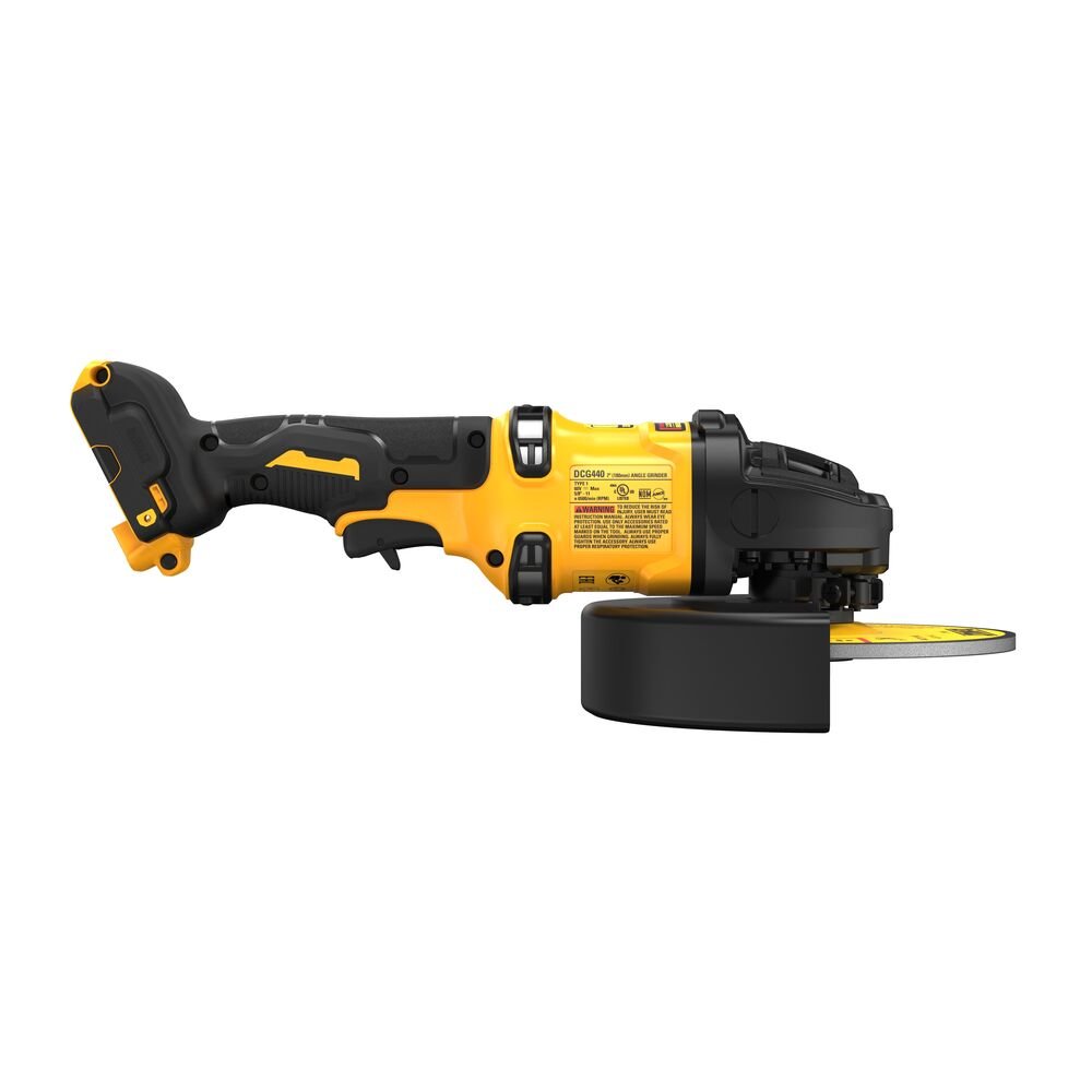 DEWALT DCG440B-60V Max 7 In. Brushless Cordless Grinder With Kickback Brake (Tool Only) - Wise Line Tools