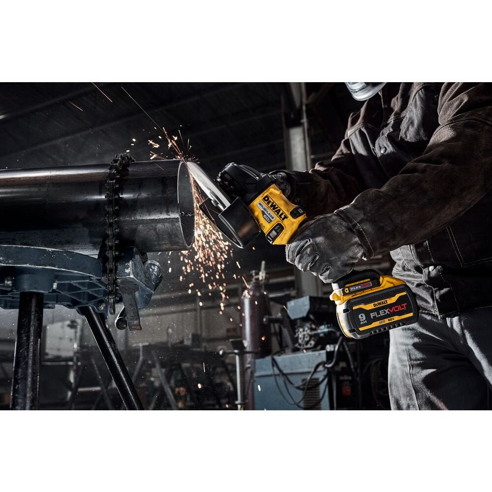 DEWALT DCG440X2-60V Max 7 In. Brushless Cordless Grinder With Kickback Brake Kit - Wise Line Tools