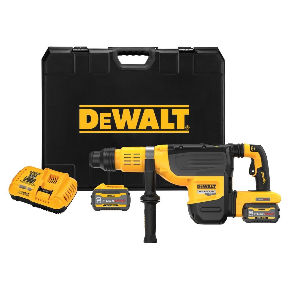 DEWALT DCH775X2-60V Max 2 In. Brushless Cordless SDS Max Combination Rotary Hammer Kit - Wise Line Tools