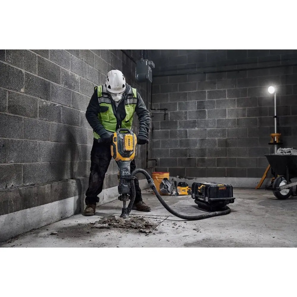 DEWALT DCH966Z2-60V MAX* Cordless Brushless 1-1/8 in 15 Kilo Rotary Hammer Drill Kit (2) FLEXVOLT Lithium Ion Batteries with Charger - Wise Line Tools